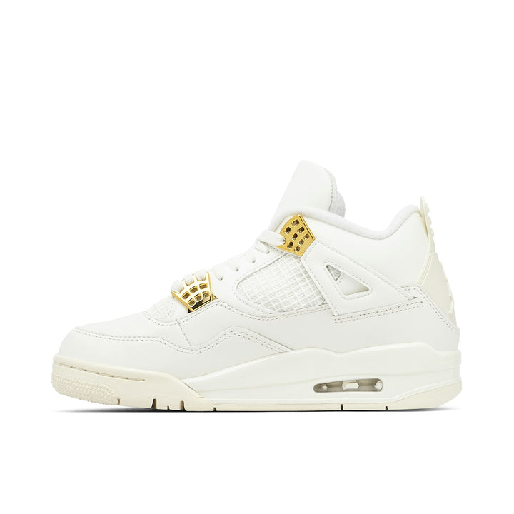 AIR JORDAN 4 RETRO SAIL METALLIC GOLD