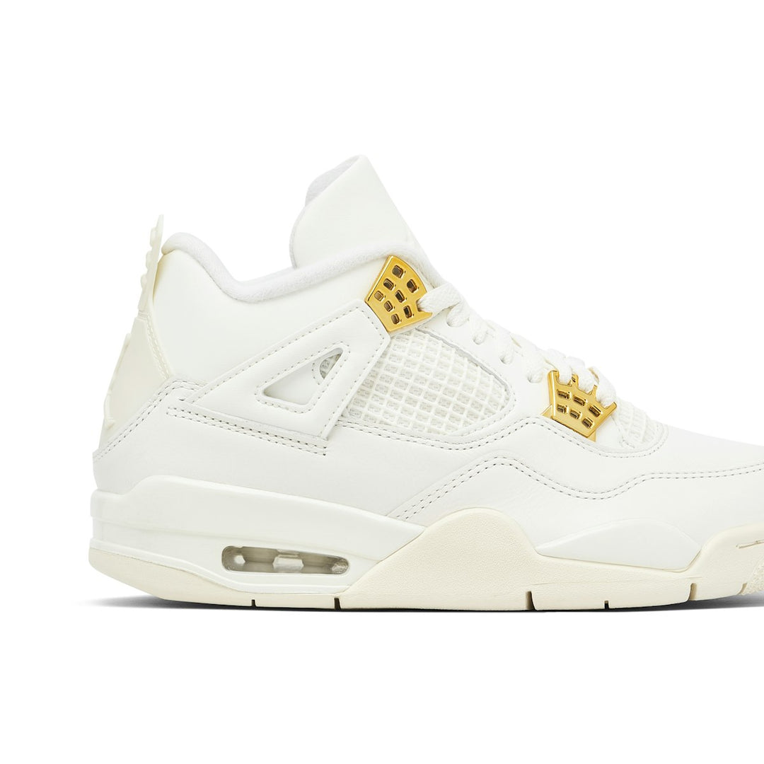 AIR JORDAN 4 RETRO SAIL METALLIC GOLD