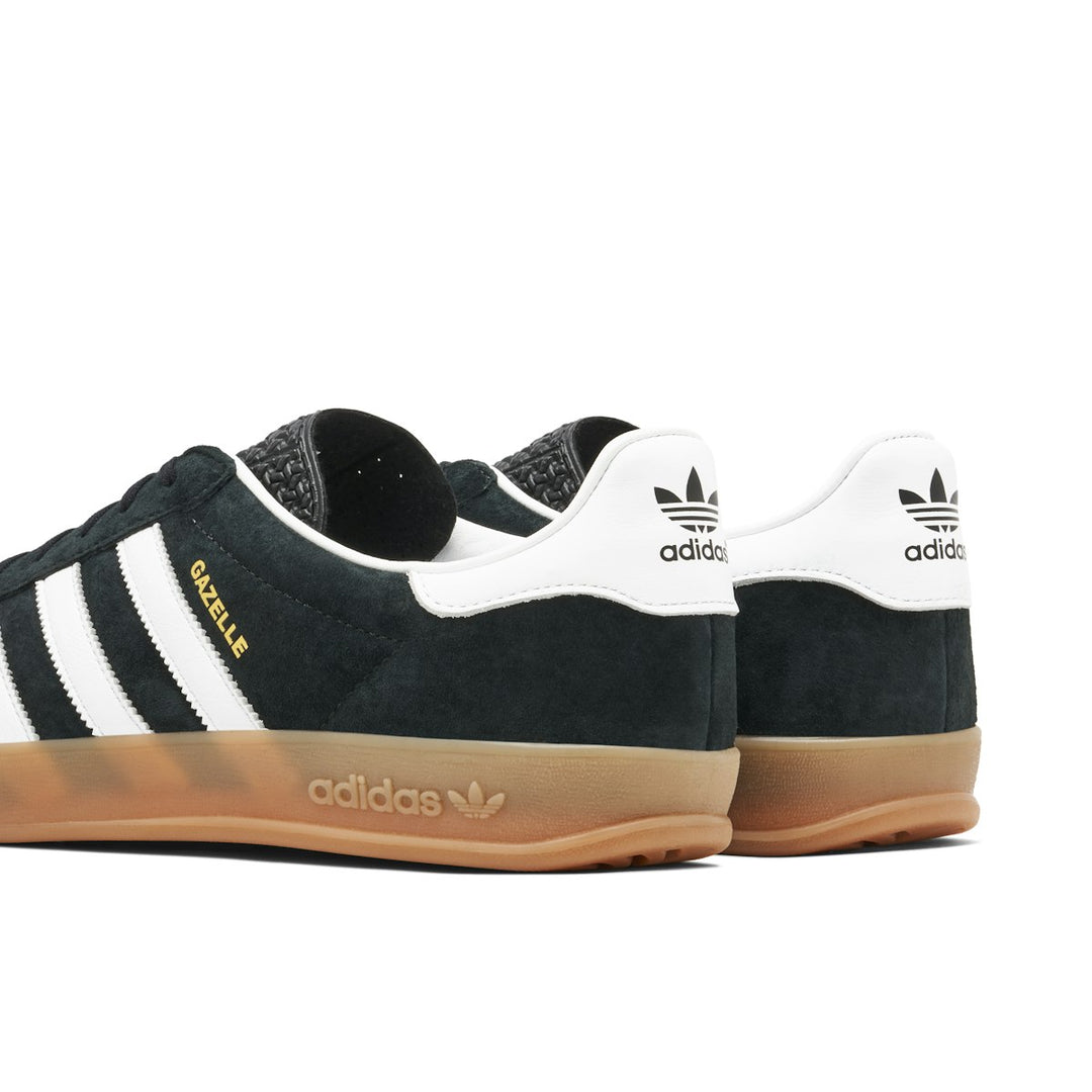 ADIDAS GAZELLE INDOOR BLACK WHITE GUM