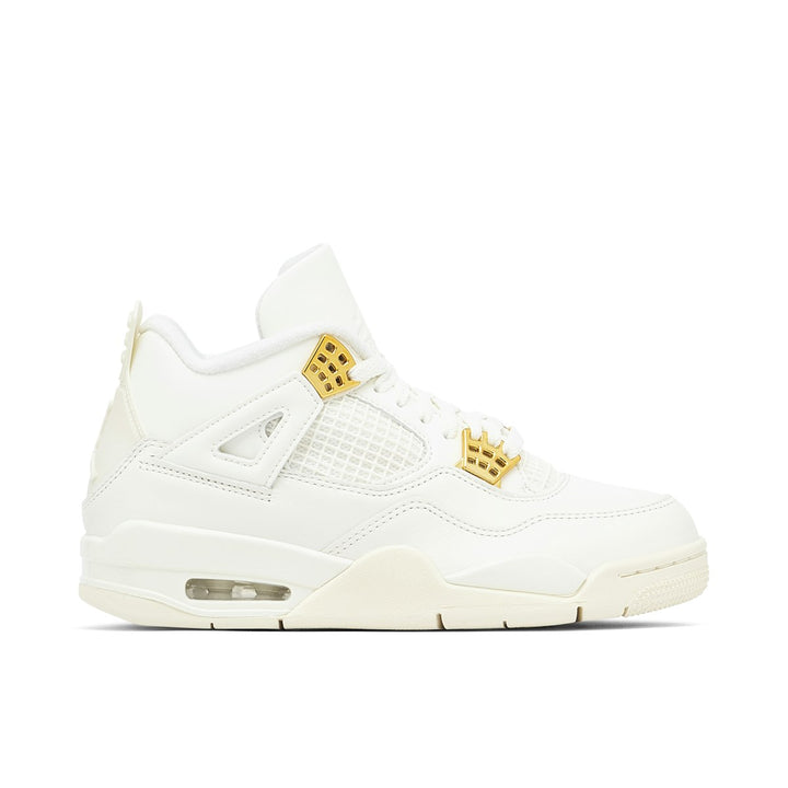 AIR JORDAN 4 RETRO SAIL METALLIC GOLD