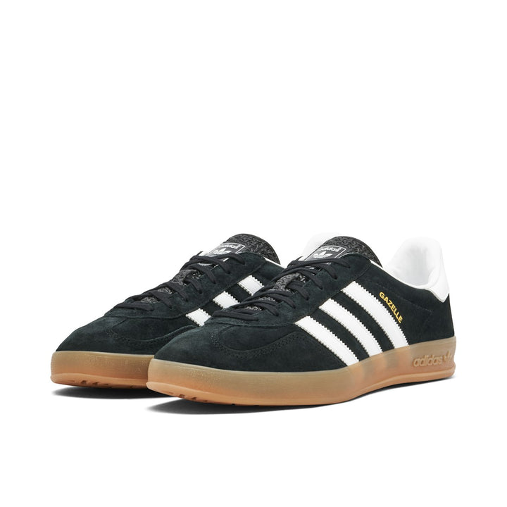 ADIDAS GAZELLE INDOOR BLACK WHITE GUM