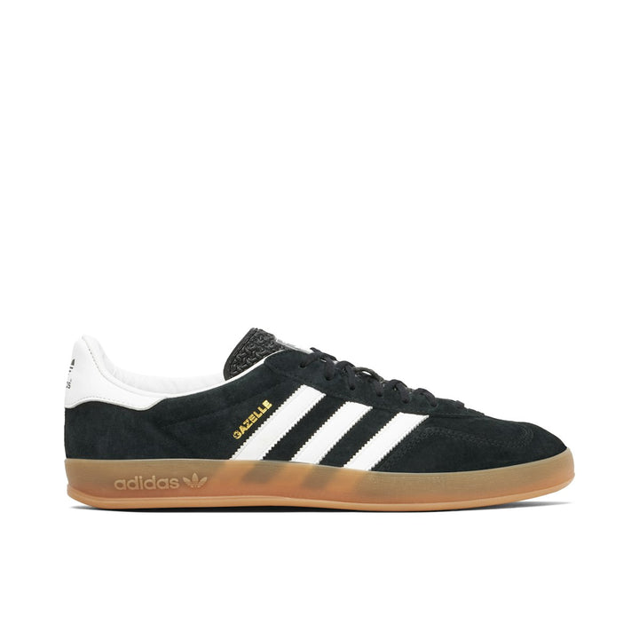 ADIDAS GAZELLE INDOOR BLACK WHITE GUM