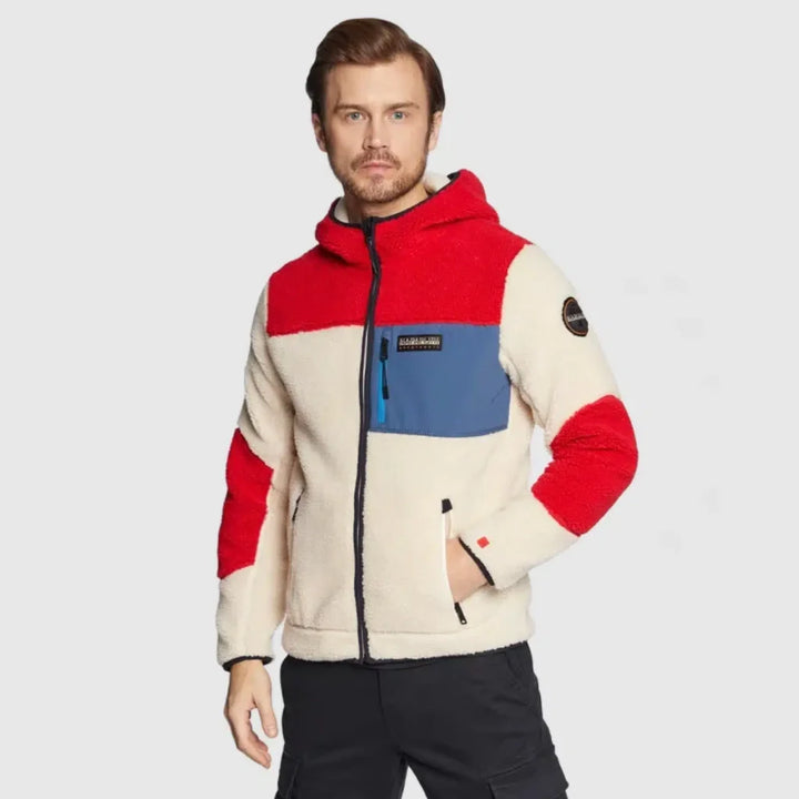 Napapijri Yupik Full Zip 3 Men's Fleece (Multicolor)