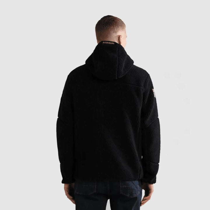 Napapijri Yupik Full Zip 3 Men's Fleece (Black)