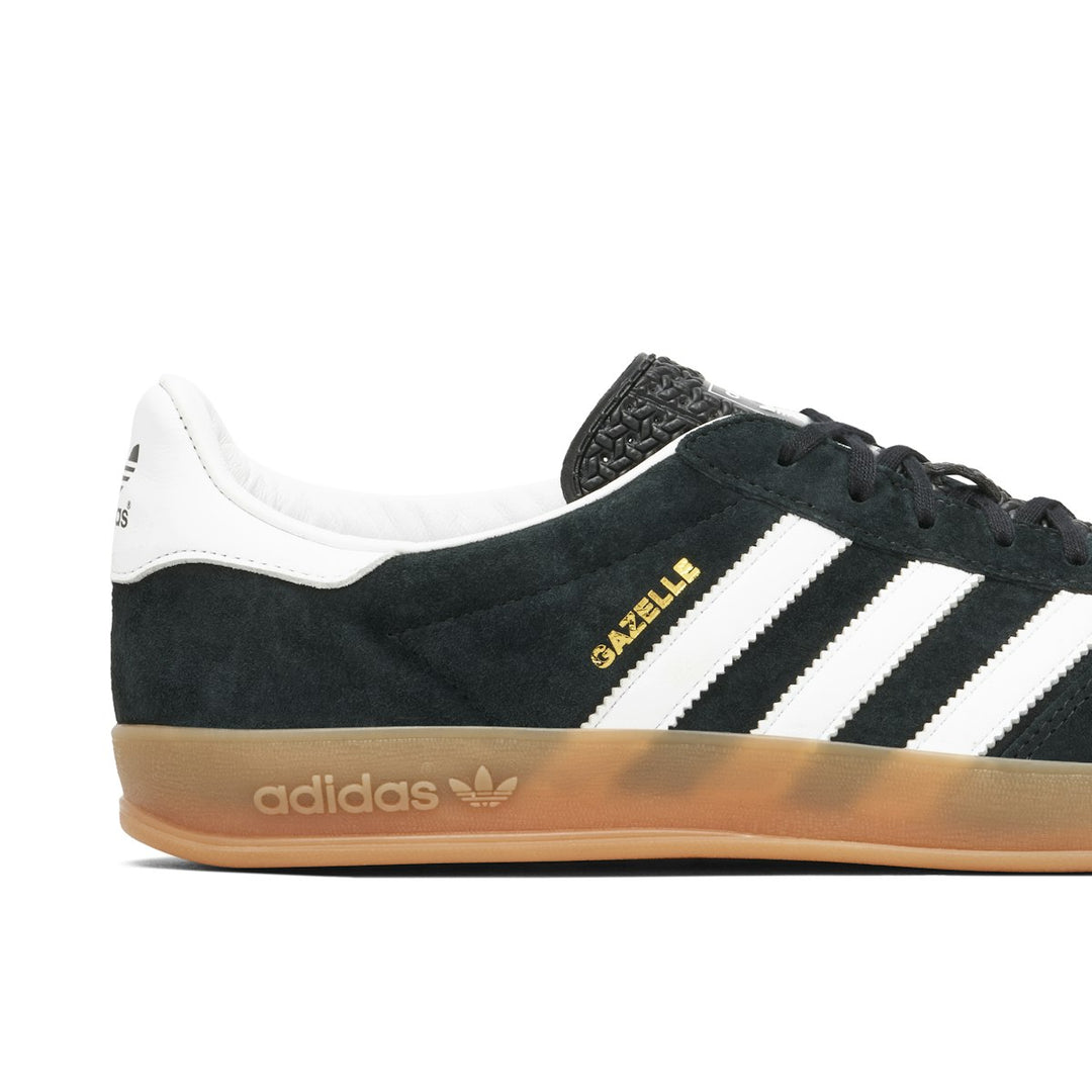 ADIDAS GAZELLE INDOOR BLACK WHITE GUM