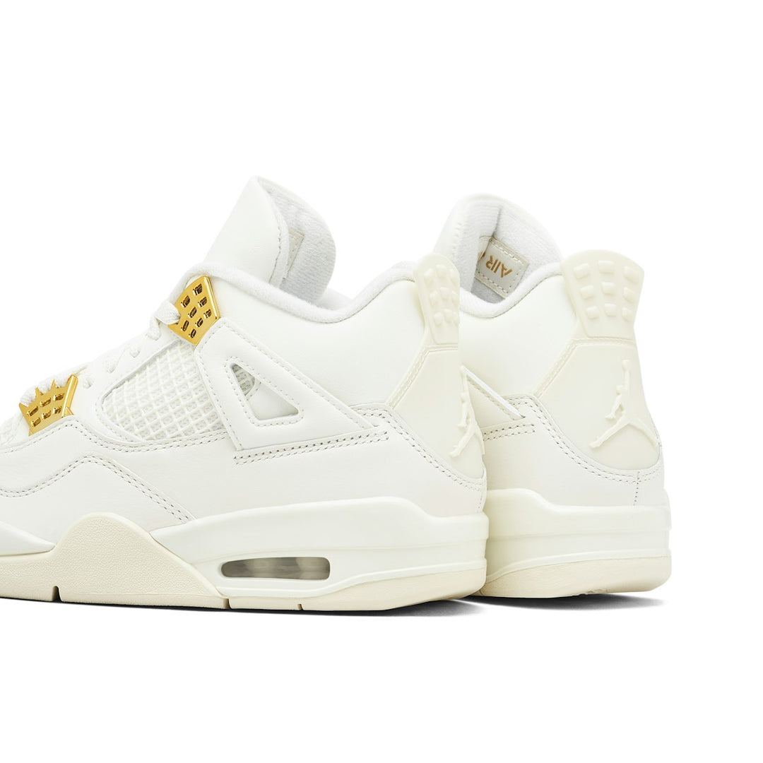 AIR JORDAN 4 RETRO SAIL METALLIC GOLD