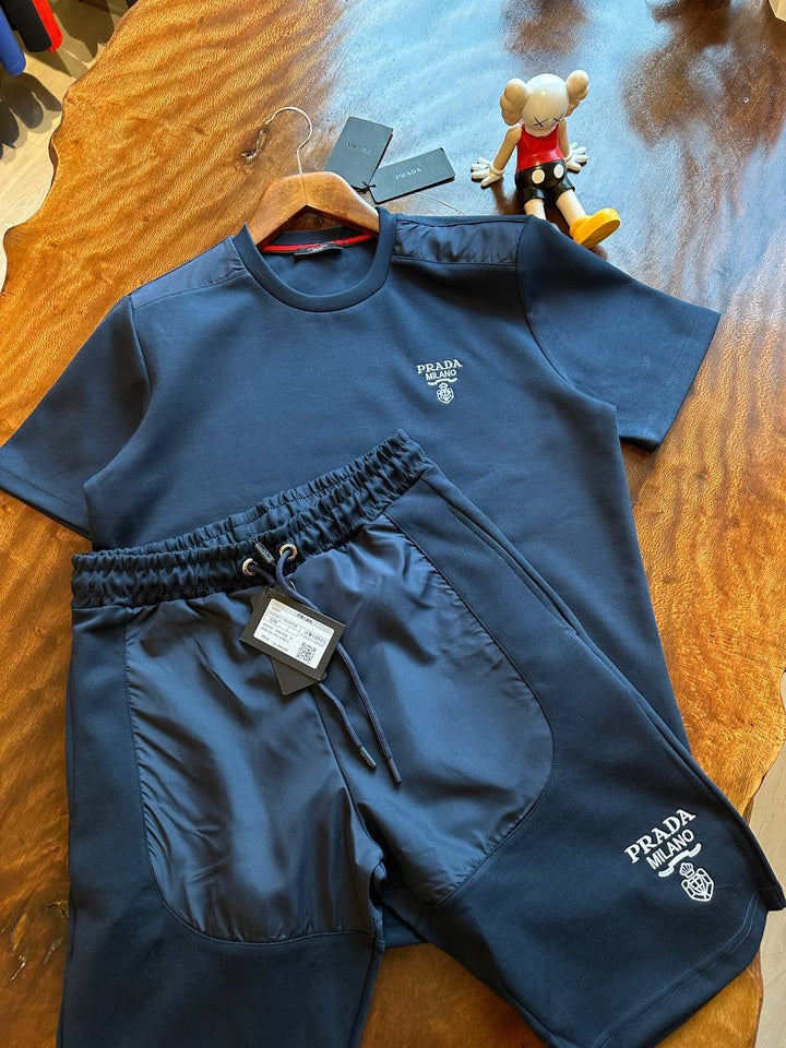 Prada Milano T-Shirt and Short Set