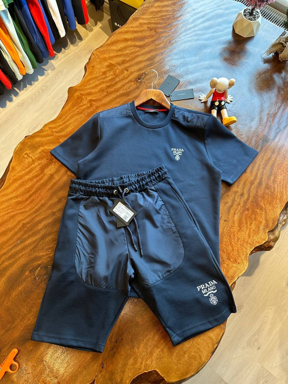 Prada Milano T-Shirt and Short Set