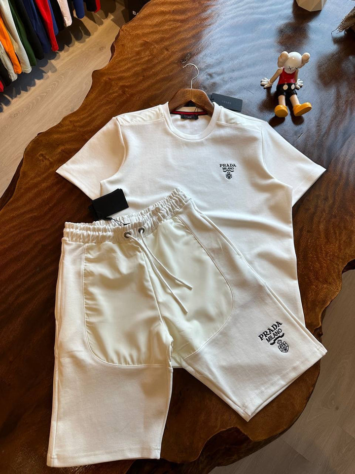 Prada Milano T-Shirt and Short Set