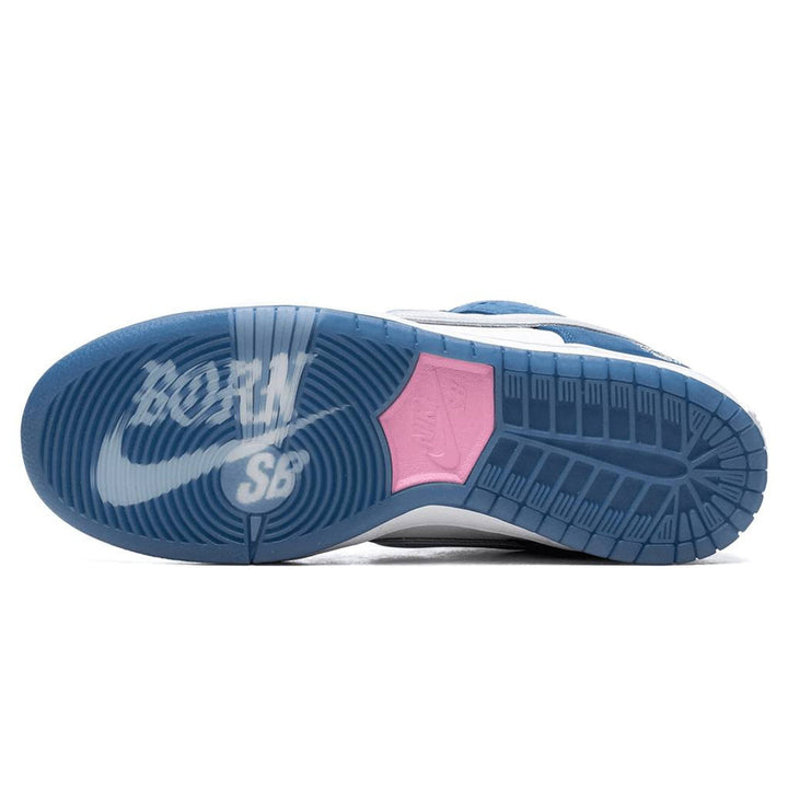 NIKE SB DUNK LOW X BORN X RAISED WHITE BLUE